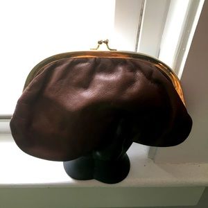 Vintage Italian Leather Clutch